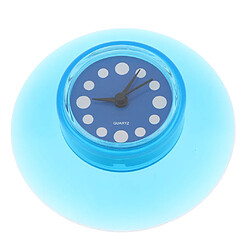 Acheter Mini horloge de douche étanche avec ventouse pour cuisine bleu