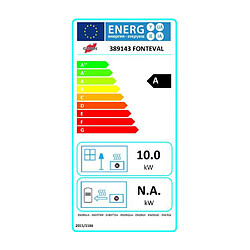 Poêle à bois fonte 10kw - 389143 - GODIN
