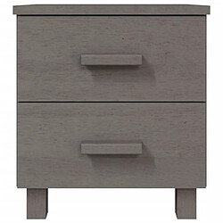 Avis Maison Chic Table de chevet, Table de Nuit moderne, Gris clair 40x35x44,5 cm Bois pin massif