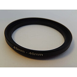 vhbw Adaptateur filtre Step UP 43mm-46mm noir pour appareils photo Agfa, Agfaphoto, Canon, Casio, Fujifilm, Kodak, Minolta, Nikon, Olympus