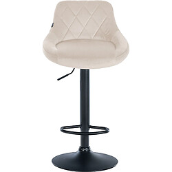 Avis Non Tabouret de bar Lazio velours noir