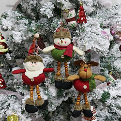 Avis Wewoo Pendentif de poupée de peluche de cadeau de décoration de Noël de 3 PCS, livraison aléatoire de style