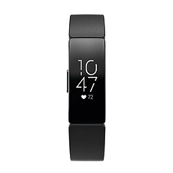 Smartwatch Fitbit inspire HR cadran noir 45mm bracelet de fitness en caoutchouc