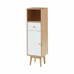 Avis Mes Demi colonne de salle de bain 30x29,5x105 cm naturel et blanc