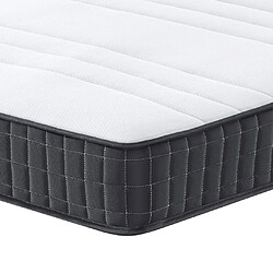 Maison Chic Matelas à ressorts bonnell moyen, Matelas doux pour chambre 160x200 cm -GKD21042 pas cher