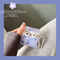 GUPBOO Airpods Coque Housse Étui Protecteur Compatible pour AirPods Pro-Fleur violette de style coréen petite fille fraîche