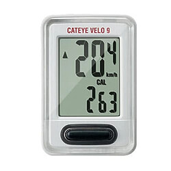 Compteur Cateye Velo 9 VL820 blanc