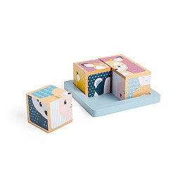 Bigjigs Toys Puzzle Cube Animaux Forêt pas cher