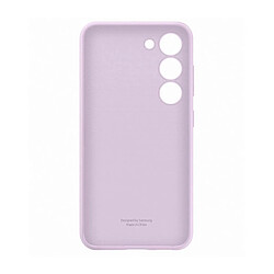 Coque en silicone pour Samsung Galaxy S23 5G Lilas