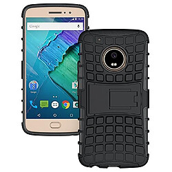 Xeptio Etui ProteKtoR Lenovo Motorola Moto G5 5 pouces noir avec stand