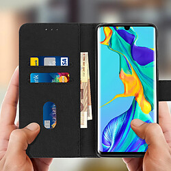 Avis Avizar Housse Huawei P30 Pro Étui Portefeuille Support Stand noir