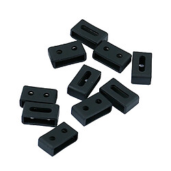 Avis Anneaux de fixation en silicone 10Pieces pour Casio G-SHOCK GA110 GD BA 22mm Noir