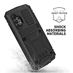 Coque en TPU Antichoc Antipoussière avec béquille noir pour votre Samsung Galaxy A32 4G