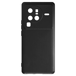 Avizar Coque Vivo X80 Pro Résistante Silicone Gel Souple Flexible Noir