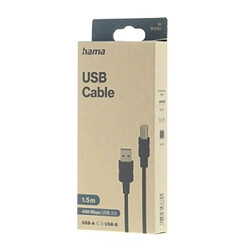 HAMA USB Cable, USB 2.0, 480 Mbit/s, 1 . 50 m