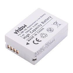 vhbw Li-Ion batterie 700mAh pour Canon Powershot SX40, SX40 HS, SX 40, SX50 HS, SX50HS, G15, G 15 remplace CANON NB-10L