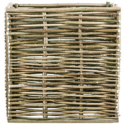 vidaXL Lit surélevé de jardin 80x40x80 cm Bois de noisetier