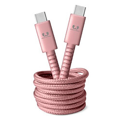 Fresh'n Rebel Câble USB-C - USB-C "Fabriq", 1,5m, Rose