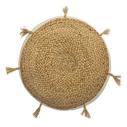 Avis Atmosphera, Createur D'Interieur Coussin de sol design jute Rituality - Diam. 38 m - Beige