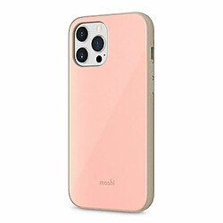 Moshi iGlaze - Coque Hybride Premium pour iPhone 13 Pro Max (Système SnapTo) (Dahlia Pink)