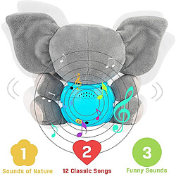 Universal Jouet de bébé éclatant de musique musicale en peluche mignonne