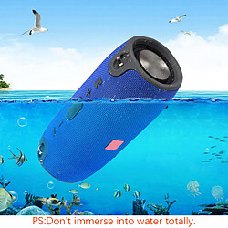 Universal Haut-parleur Bluetooth sans fil 40W radio FM étanche colonne portable subwoofer stéréo | haut-parleur portable (bleu)