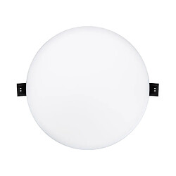 Ledkia Dalle LED 18W Ronde CCT Surface Coupe Ø 160 mm IP54 Sélectionnable (chaud-neutre-froid)