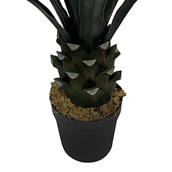 Mobili Rebecca Plante artificielle Yucca Rebecca Mobili Sunko 90x30x30 Polyéthylène Vert Marron pas cher