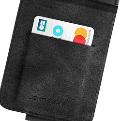 Avizar Étui pour Samsung Galaxy Z Flip 5 Clapet Vertical Porte-Carte Anti-RFID Noir pas cher