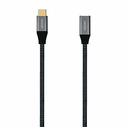 Câble USB-C Aisens A107-0635 Gris 1 m