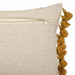 Housse de Coussin Rayures 30x50cm Ivoire & Ocre