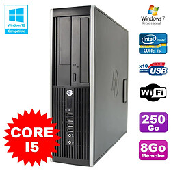 PC HP Elite 8200 SFF Intel Core I5 3.1GHz 8Go Disque 250Go DVD WIFI W7 - Occasion