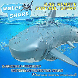 Acheter Universal HGRC 2.4G T11 RC Shark Fish Boat Simulation imperméable Modèle extérieur Animal de contrôle radio électrique