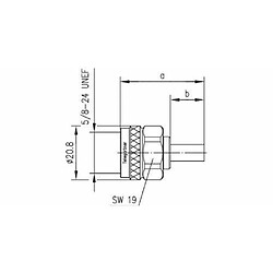 TELEGÄRTNER Câble de connexion N coaxial G-5, 50 OHM