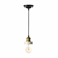 Paris Prix Lampe Suspension en Marbre Musica II 10cm Blanc