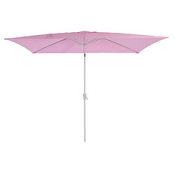 Mendler Parasol N23, parasol de jardin, 2x3m rectangulaire inclinable, polyester/aluminium 4,5kg ~ lilas