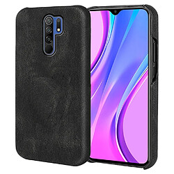 Coque en TPU + PU noir pour votre Xiaomi Redmi 9/Redmi 9 Prime/Poco M2