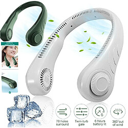 Avis Mini Ventilateur de Cou Portable Pliable Suspendu Refroidisseur d'air Rechargeable USB Sans Lame