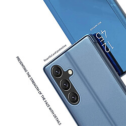 Acheter Htdmobiles Housse pour Samsung Galaxy A05s - etui coque portefeuille clear view miroir + film ecran - BLEU