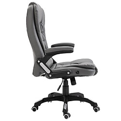 Acheter Helloshop26 Chaise fauteuil siège de bureau informatique étude anthracite similicuir anthracite 02_0023982