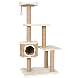 Arbre à chat avec griffoirs,niche pour chat 123 cm Herbiers marins -MN66969