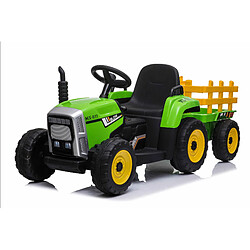 Beneo Tracteur électrique WORKERS avec remorque, vert, traction ar