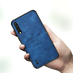 Coque en TPU + PU antichute, léger, bleu pour votre Xiaomi Mi CC9/CC9 Meitu Edition/9 Lite