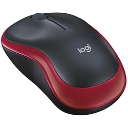 Ratón Inalámbrico Logitech M185 910-002240/ Hasta 1000 DPI/ Rojo