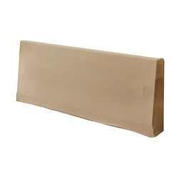 Avis Housse de protection de tête de lit 180cm Beige anti-poussière