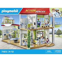 Playmobil® 71615 Hôpital aménagé avec toit végétal