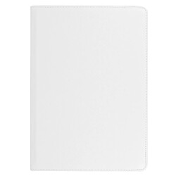 Etui en PU texture litchi 360 degrés rotatif tablet blanc pour votre Huawei MediaPad T3 10