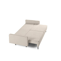 Avis Lisa Design Charlie - canapé droit 3 places - convertible avec coffre - en tissu