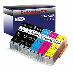 T3Azur 10x Canon PGI570XL -Compatible