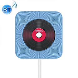 Wewoo Lecteur DVD portable CD Bluetooth 4.2 + EDR à montage mural avec télécommande, support FM (bleu)